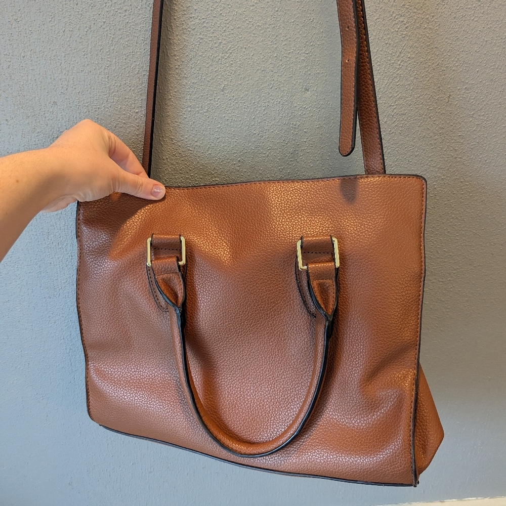 Steve Madden Brown 3 Zip Purse - Picture 4 of 6